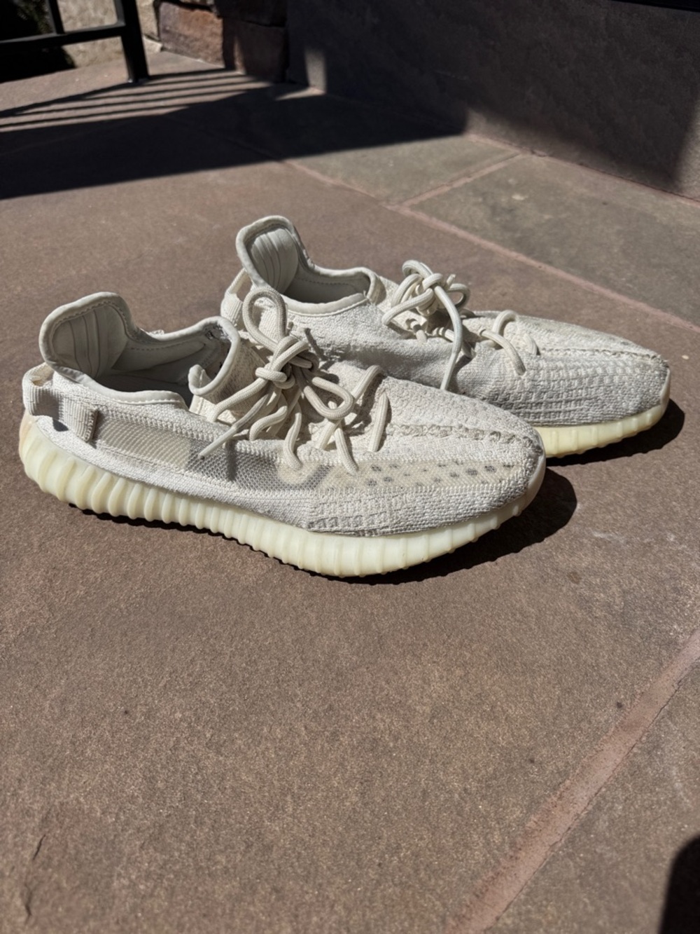Adidas Yeezy Boost 350 V2 in the "Cream White" colorway men’s size 8.5
